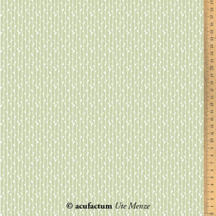 acufactum BW-Stoff Blätterstreifen grün 0,5m