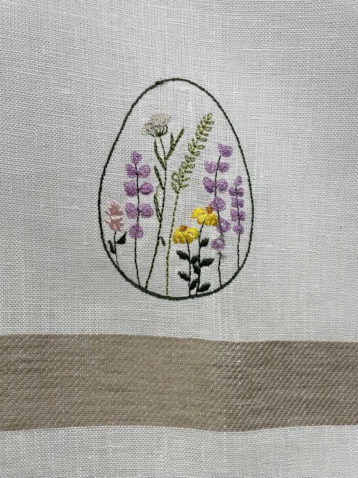 Geschirrtuch Wildblumen Ostern 1 – Bild 2