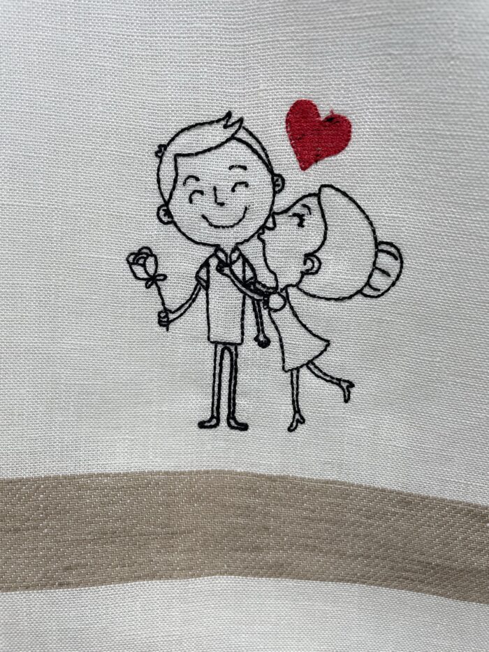 Geschirrtuch Valentinstag – Bild 2