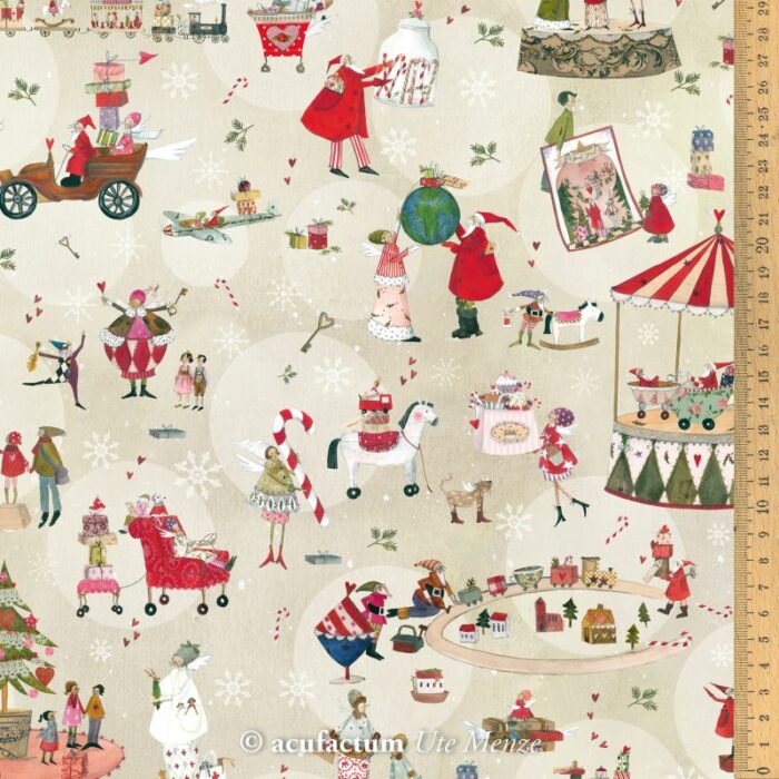 acufactum BW-Stoff Weihnachtsleckerein 0,5 m